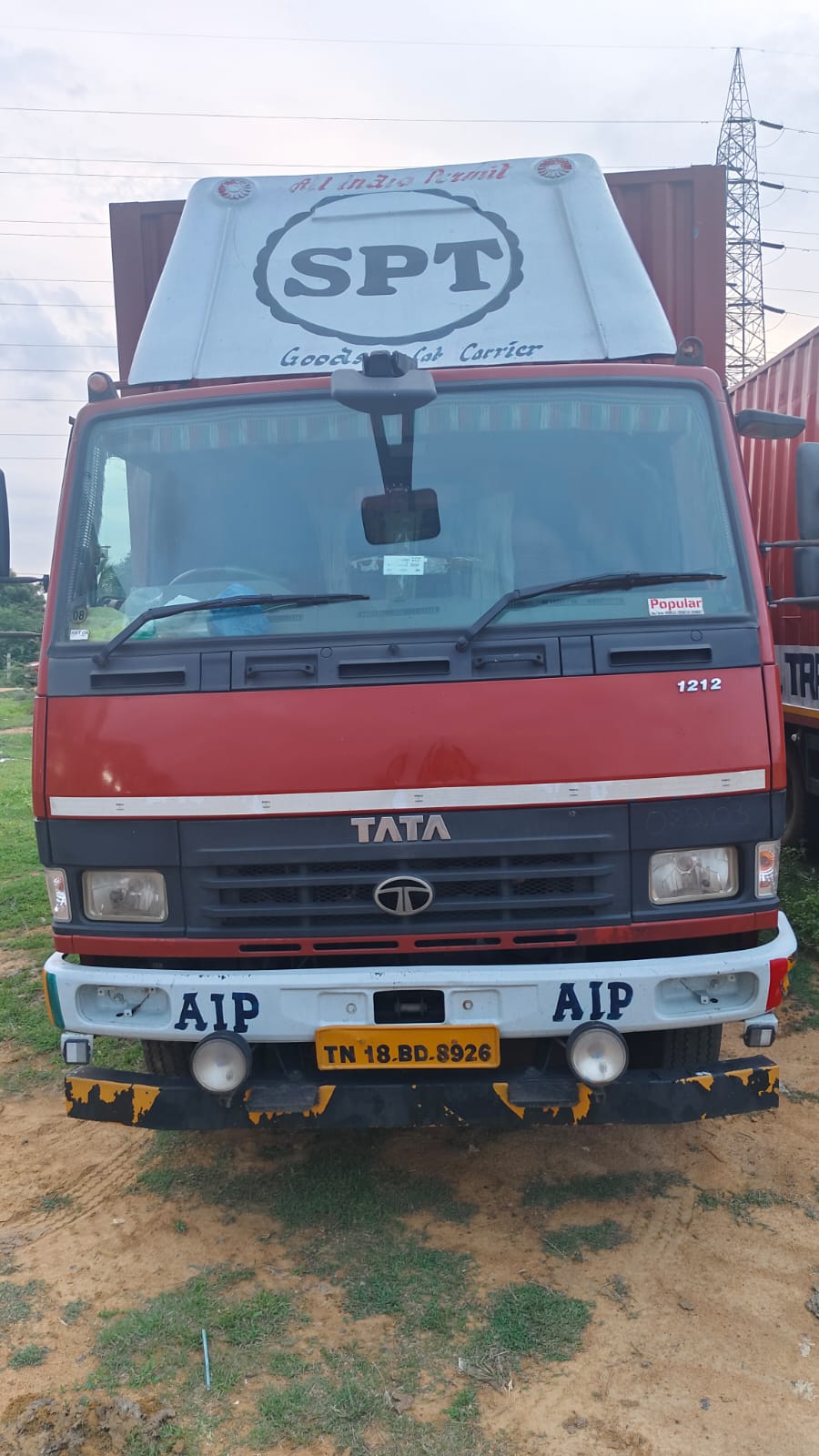 SPT Red TATA Truck